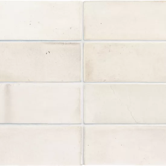 Carrelage Hanoi White 5,1x16,1 cm - détail du carreau