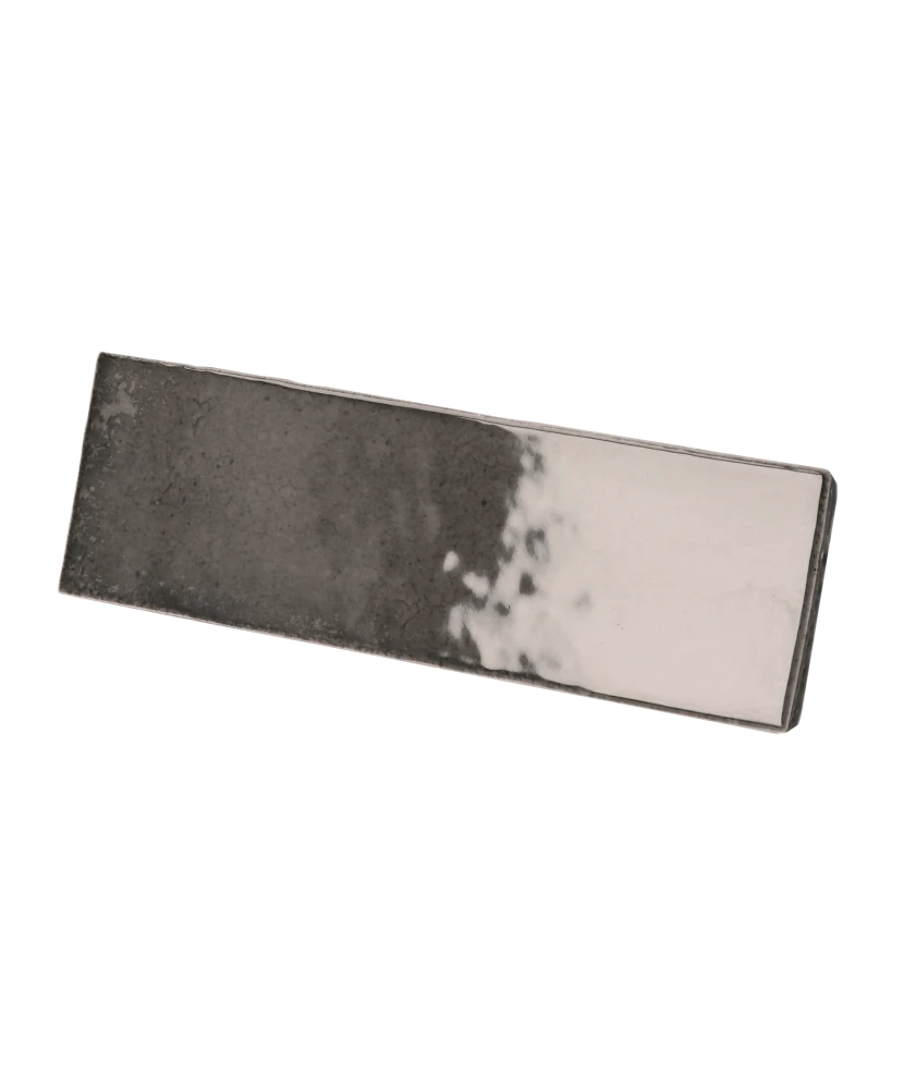 Carrelage Hanoi Black Ash 5,1x16,1 cm - vue latérale du carreau