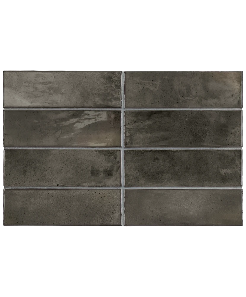 Carrelage Hanoi Black Ash 5,1x16,1 cm - détail du carreau