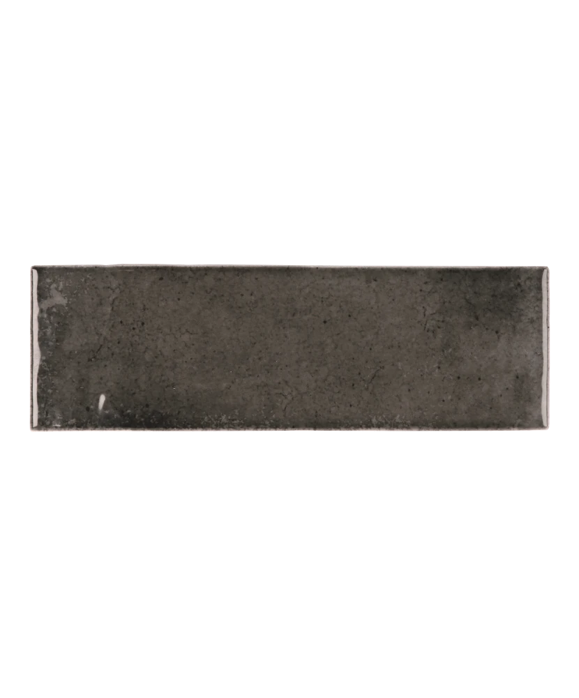Carrelage Hanoi Black Ash 5,1x16,1 cm - vue de face du carreau