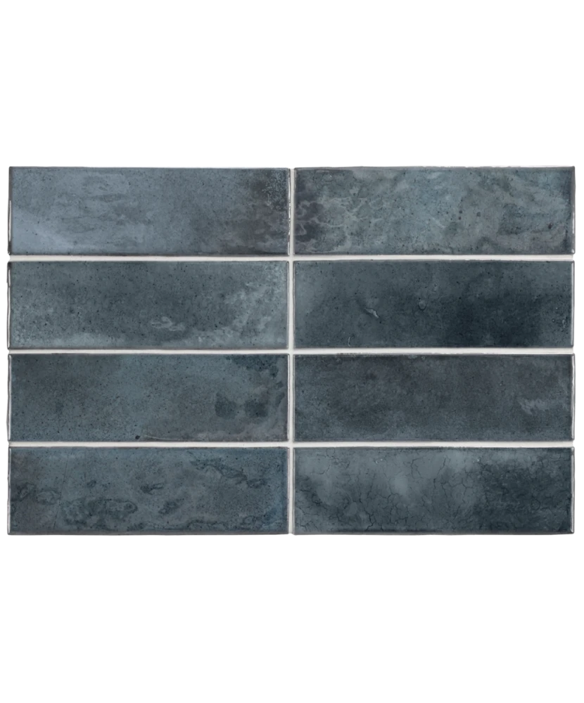 Carrelage Hanoi Blue Night 5,1x16,1 cm - détail du carreau