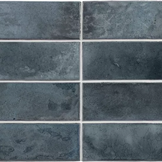 Carrelage Hanoi Blue Night 5,1x16,1 cm - détail du carreau