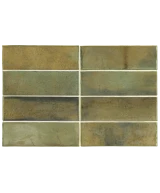 Carrelage Hanoi Wild Olive 5,1x16,1 cm - détail du carreau