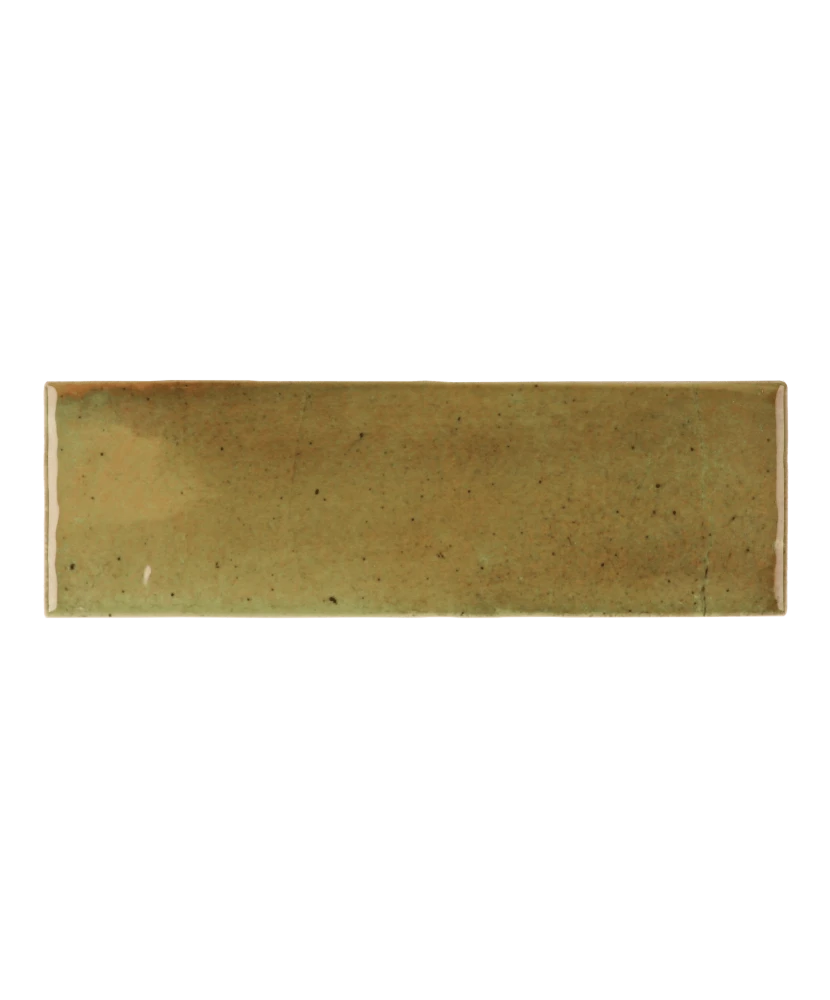 Carrelage Hanoi Wild Olive 5,1x16,1 cm - vue de face du carreau