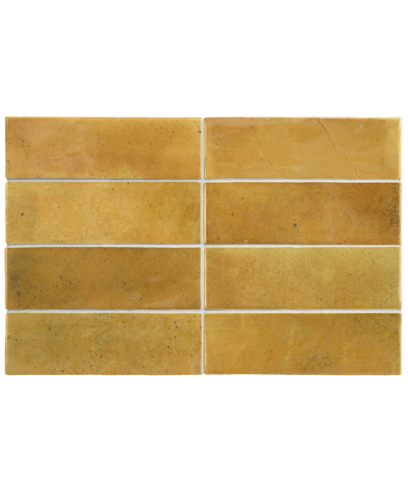 Carrelage Hanoi Caramel 5,1x16,1 cm - détail du carreau