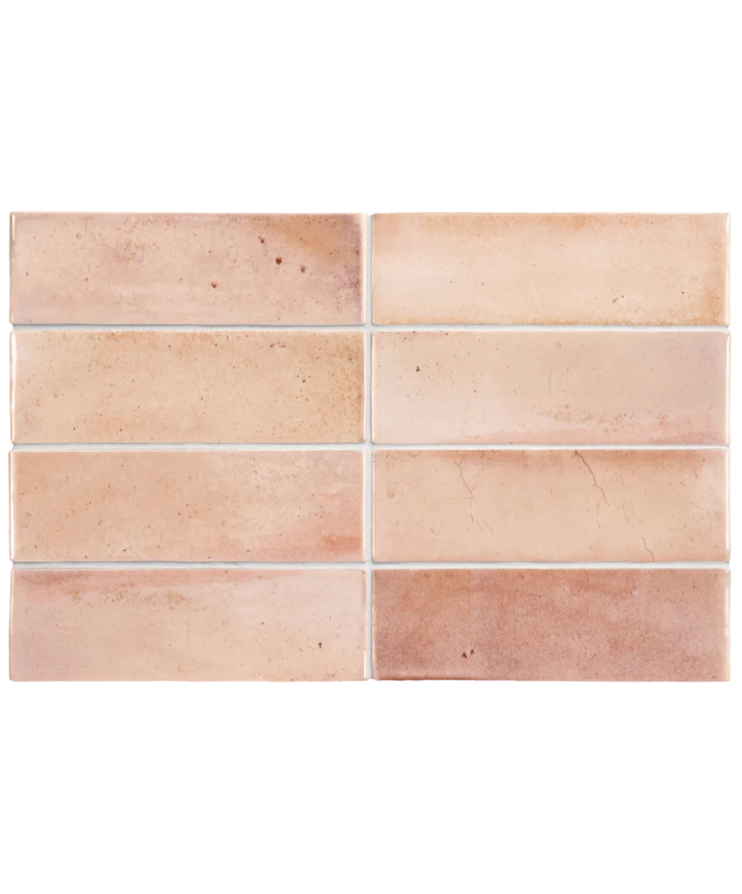 Carrelage Hanoi Pink 5,1x16,1 cm - détail du carreau 2