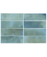 Carrelage Hanoi Sky Blue 5,1x16,1 cm - détail du carreau