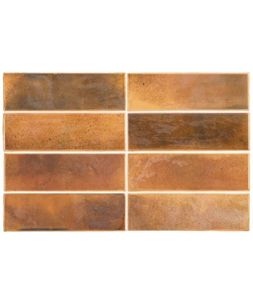 Carrelage Hanoi Burnt Red 5,1x16,1 cm - détail du carreau