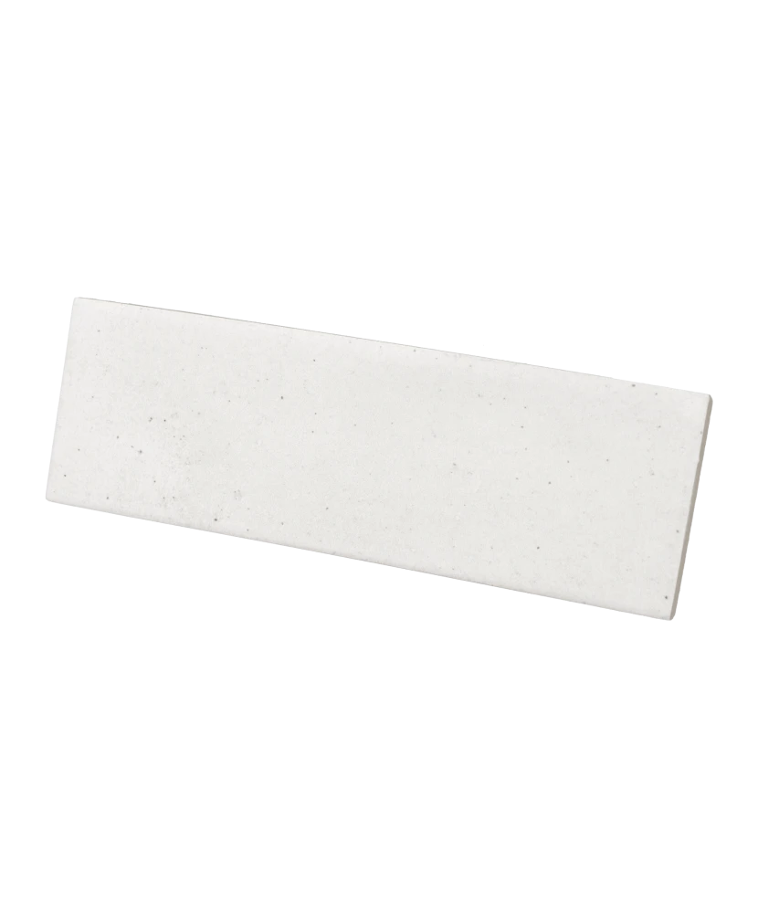 Carrelage Raku White 6x18,6 cm - vue latérale du carreau