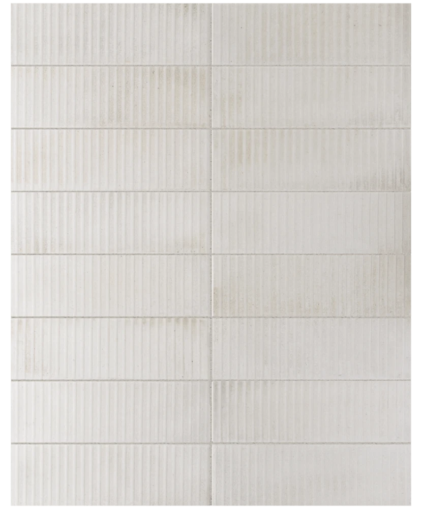Carrelage Raku Line White 6x18,6 cm - détail du carreau