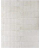 Carrelage Raku Line White 6x18,6 cm - détail du carreau