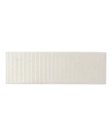 Carrelage Raku Line White 6x18,6 cm - vue de face du carreau