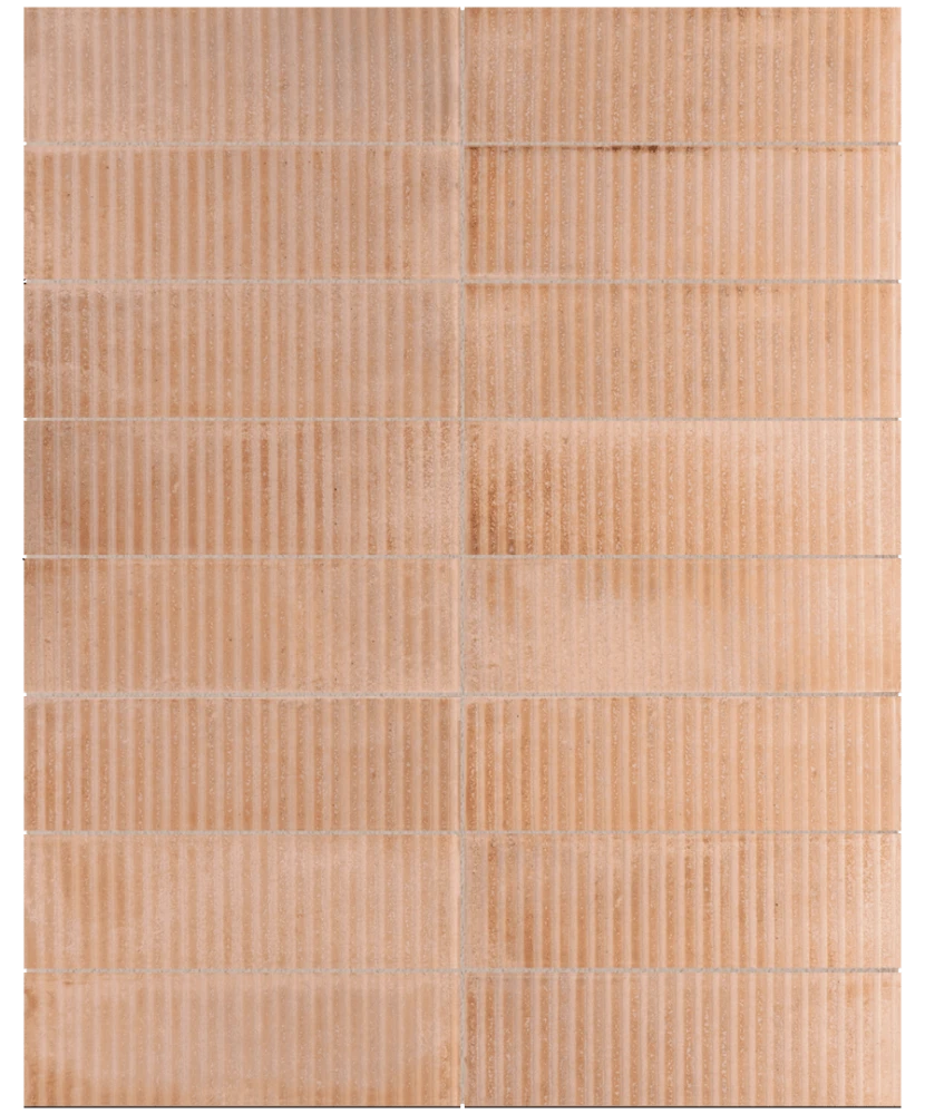 Carrelage Raku Line Nude 6x18,6 cm - détail du carreau