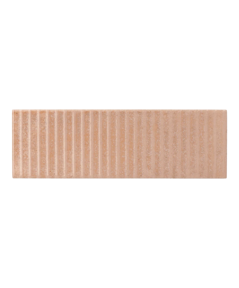 Carrelage Raku Line Nude 6x18,6 cm - vue de face du carreau