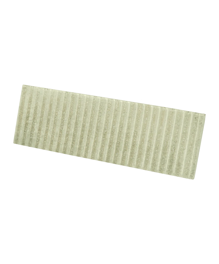 Carrelage Raku Line Sage 6x18,6 cm - vue latérale du carreau