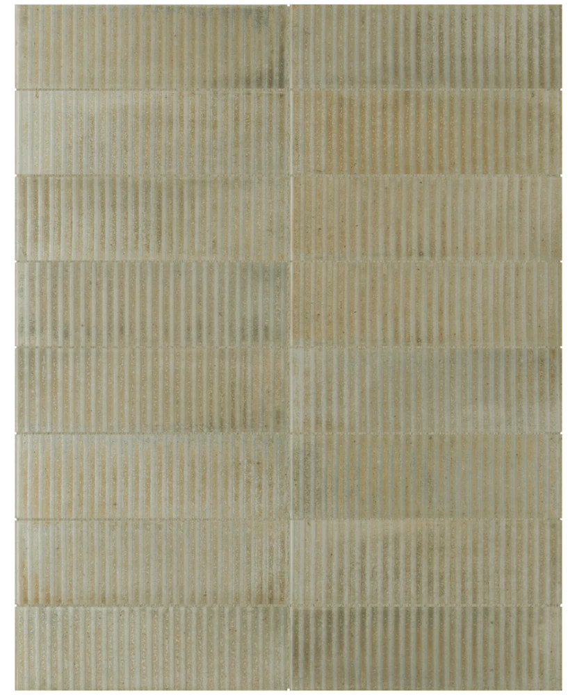Carrelage Raku Line Sage 6x18,6 cm - détail du carreau