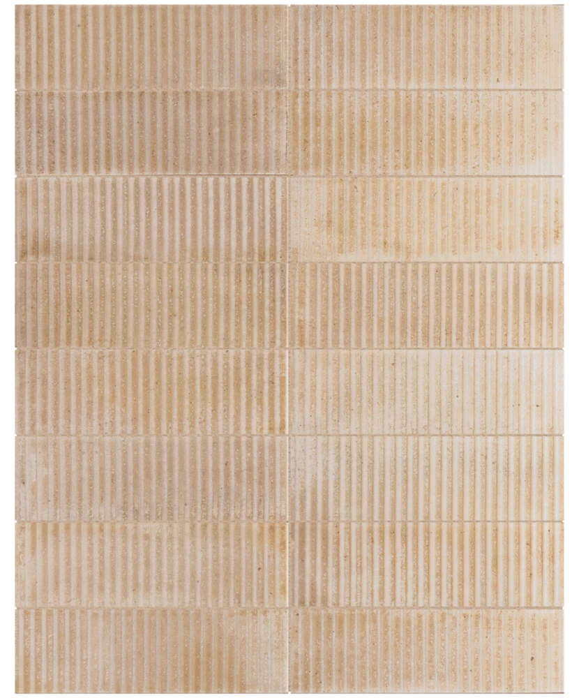 Carrelage Raku Line Sand 6x18,6 cm - détail du carreau