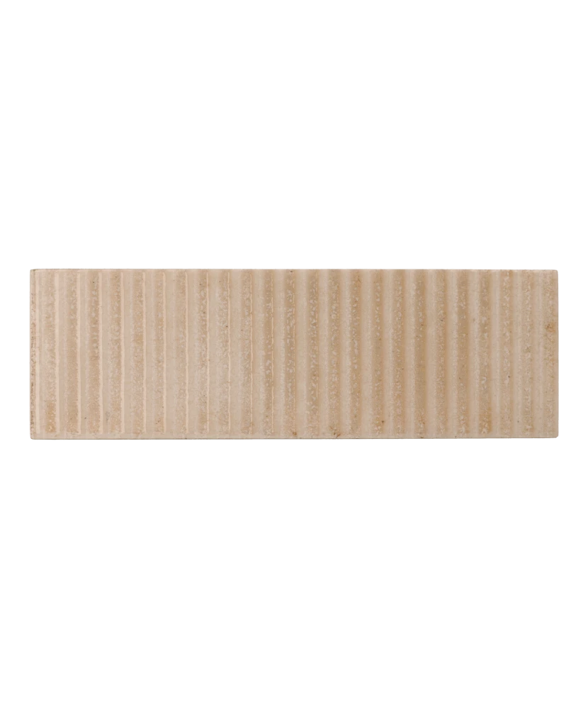 Carrelage Raku Line Sand 6x18,6 cm - vue de face du carreau