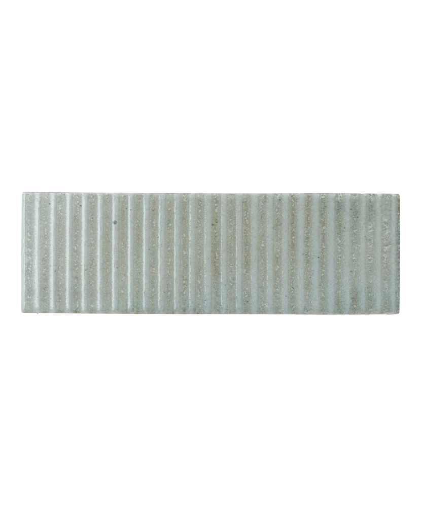 Carrelage Raku Line Sea 6x18,6 cm - vue de face du carreau