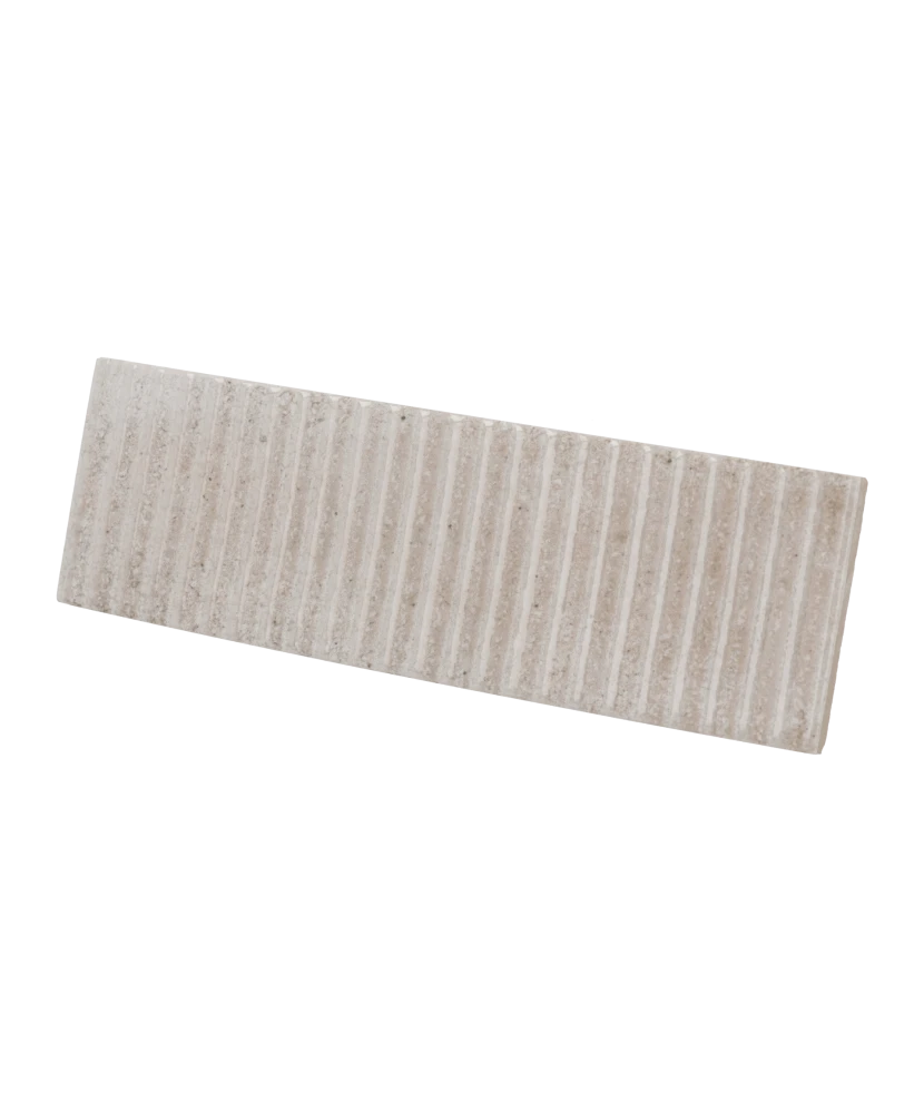 Carrelage Raku Line Smoke 6x18,6 cm - vue latérale du carreau