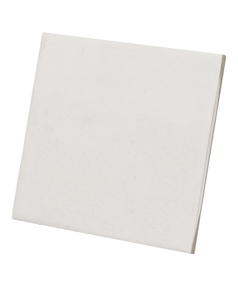 Carrelage Raku White 10x10 cm - vue latérale du carreau