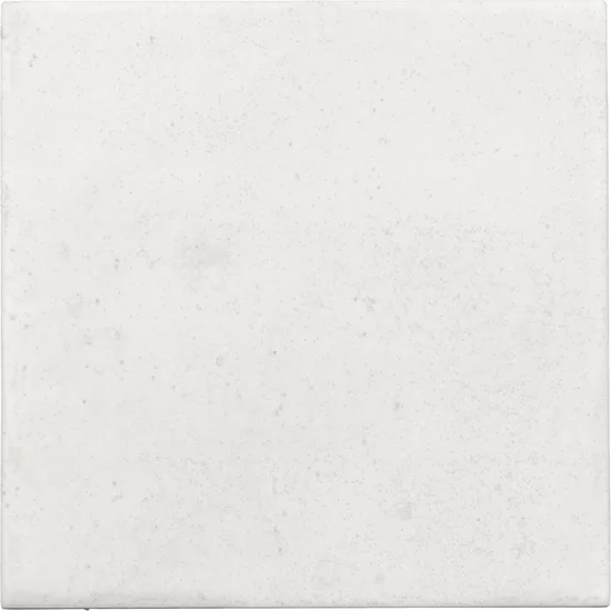 Carrelage Raku White 10x10 cm - vue de face du carreau