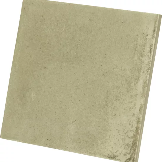 Carrelage Raku Sage 10x10 cm - vue latérale du carreau