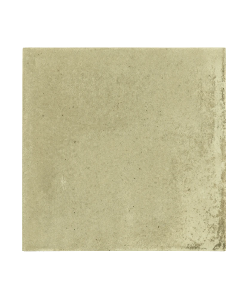 Carrelage Raku Sage 10x10 cm - vue de face du carreau