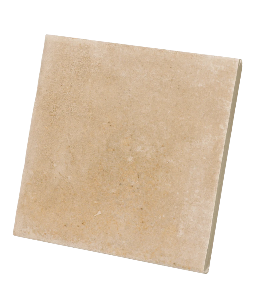 Carrelage Raku Sand 10x10 cm - vue latérale du carreau
