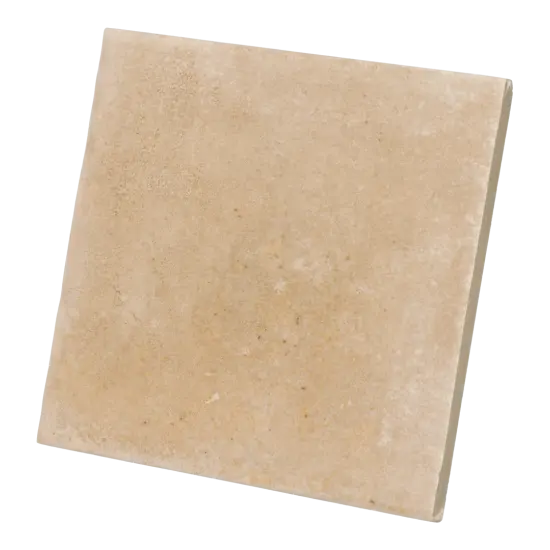 Carrelage Raku Sand 10x10 cm - vue latérale du carreau
