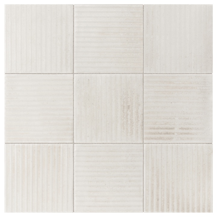 Raku Line White 10x10 cm - carrelage NAIS - image 2