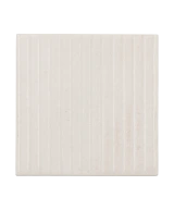 Carrelage Raku Line White 10x10 cm - vue de face du carreau