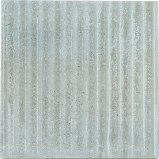 Carrelage Raku Line Sea 10x10 cm - vue de face du carreau