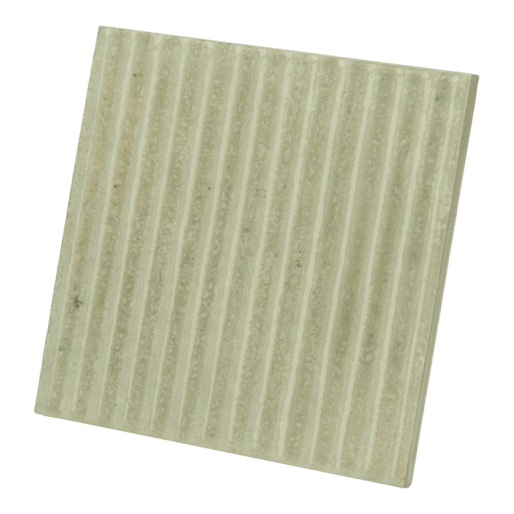Raku Line Sage 10x10 cm - carrelage NAIS