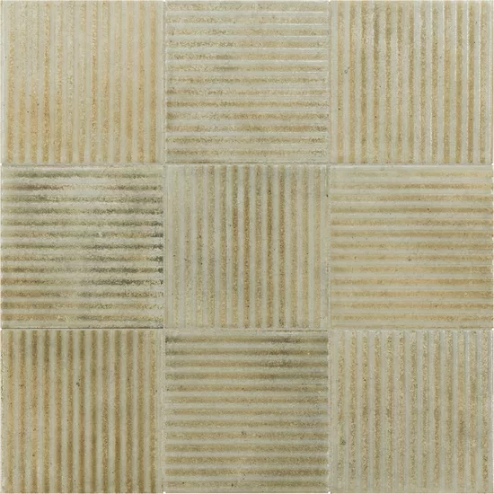 Carrelage Raku Line Sage 10x10 cm - détail du carreau