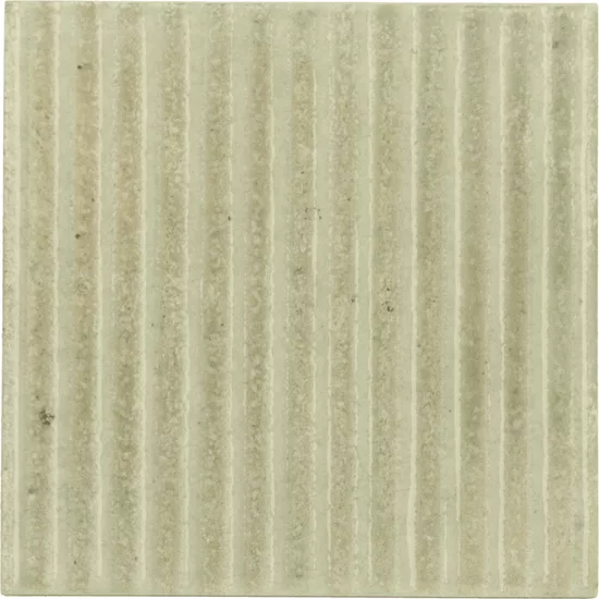 Carrelage Raku Line Sage 10x10 cm - vue de face du carreau