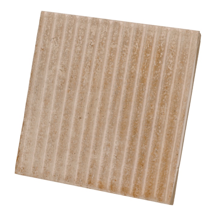 Raku Line Sand 10x10 cm - carrelage NAIS