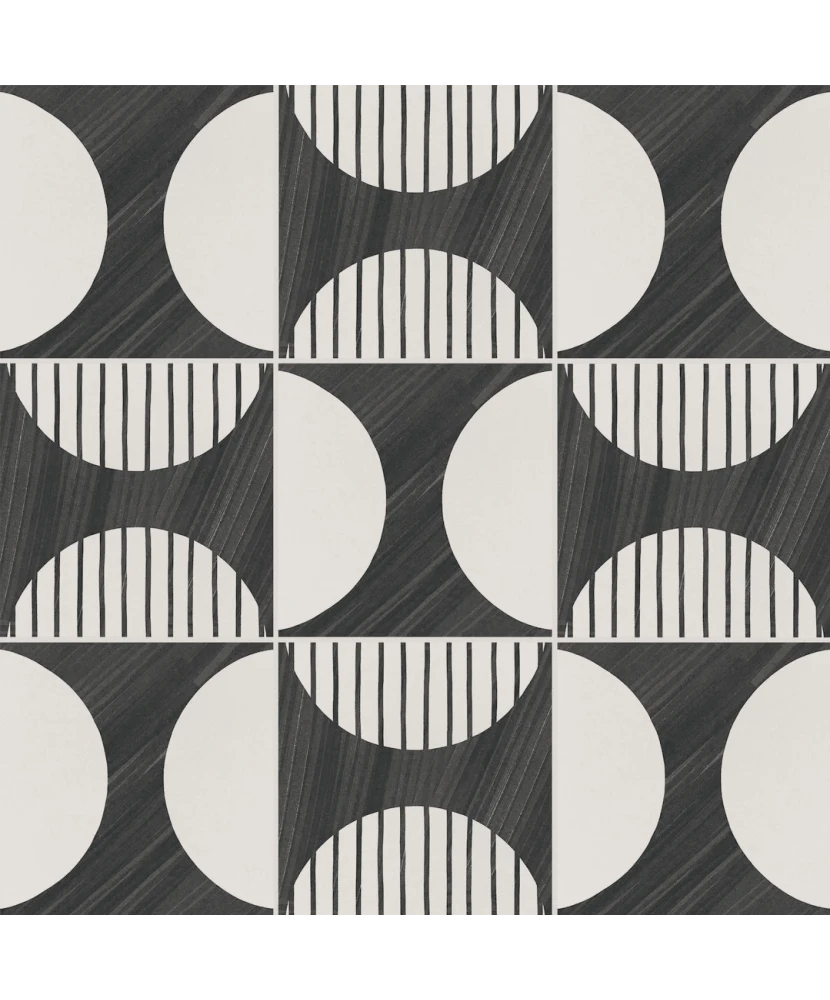 Carrelage Caprice Moonline B&W 20x20 cm - panneau de carreaux