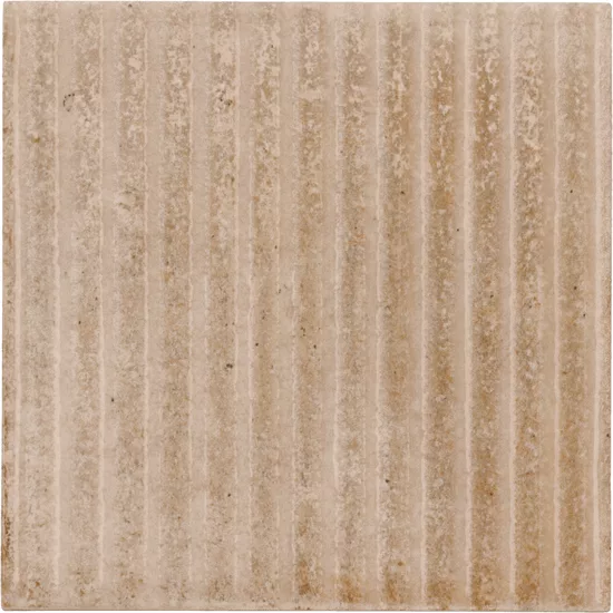 Carrelage Raku Line Sand 10x10 cm - vue de face du carreau