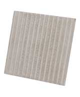 Carrelage Raku Line Smoke 10x10 cm - vue latérale du carreau