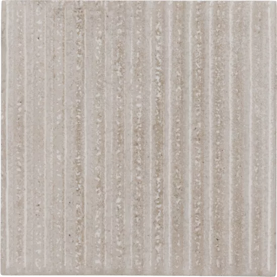 Carrelage Raku Line Smoke 10x10 cm - vue de face du carreau
