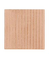 Carrelage Raku Line Nude 10x10 cm - vue de face du carreau