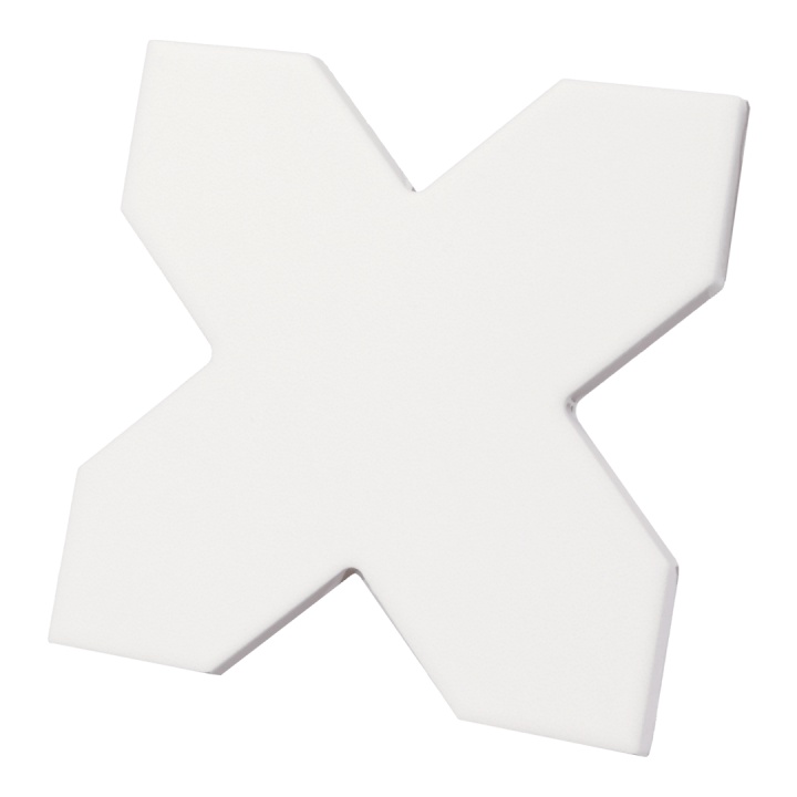 Porto Cross White 12x12 cm - carrelage NAIS