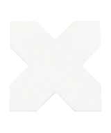 Carrelage Porto Cross White 12x12 cm - détail du carreau 2
