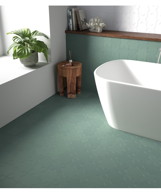 Porto Cross White 12x12 cm - carrelage NAIS - image 4