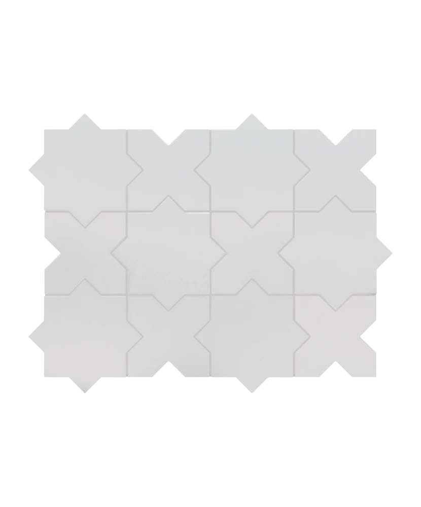 Carrelage Porto Cross Oxford Gray 12x12 cm - détail du carreau