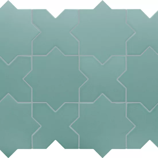 Carrelage Porto Cross Jade 12x12 cm - panneau de carreaux