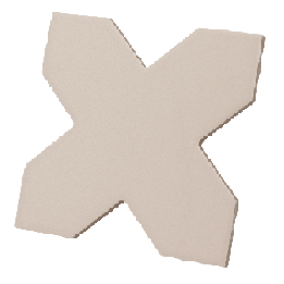 Porto Cross Taupe 12x12 cm - carrelage NAIS