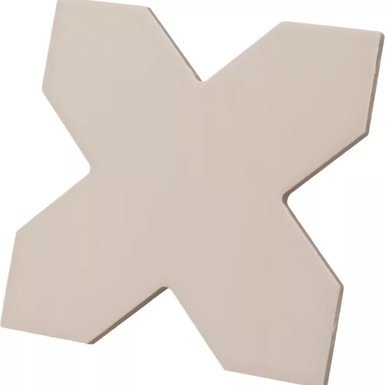 Carrelage Porto Cross Taupe 12x12 cm - vue latérale du carreau