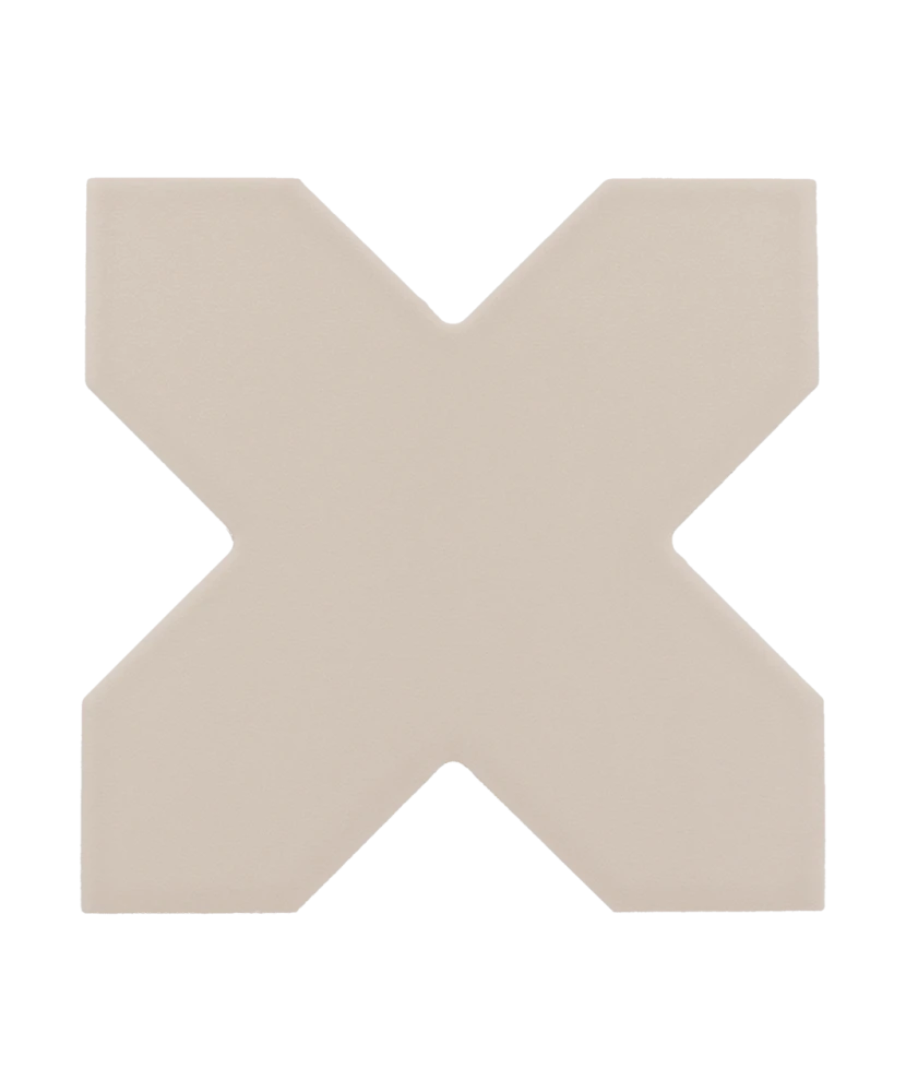 Carrelage Porto Cross Taupe 12x12 cm - détail du carreau 2